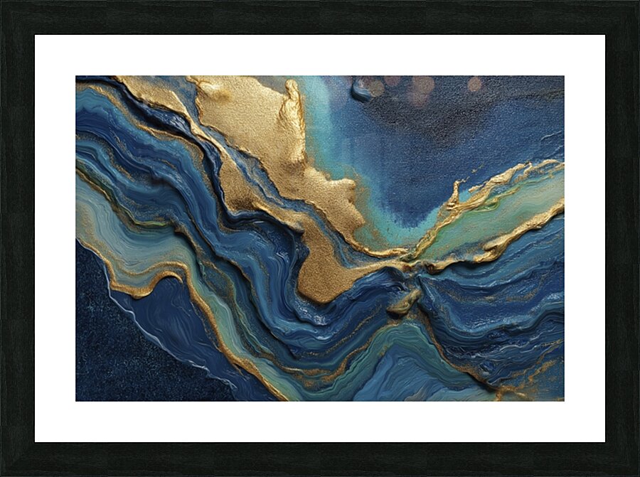 ORGANIC FLOW 16 Picture Frame print