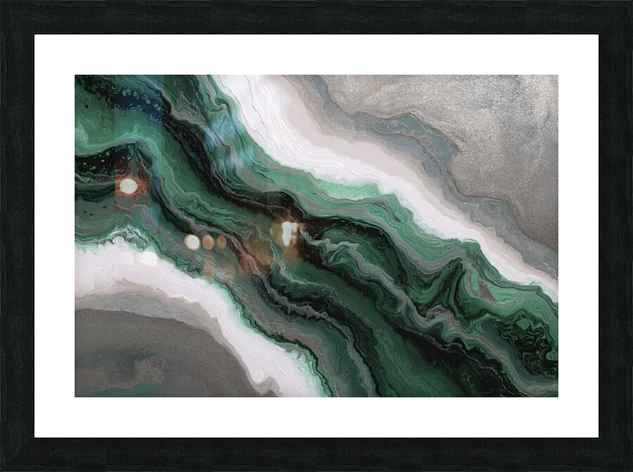 ORGANIC FLOW 17 Picture Frame print