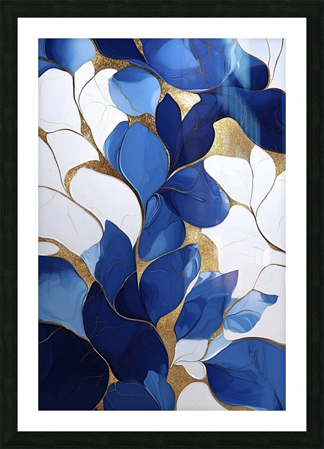 ORGANIC FLOW 18 Picture Frame print