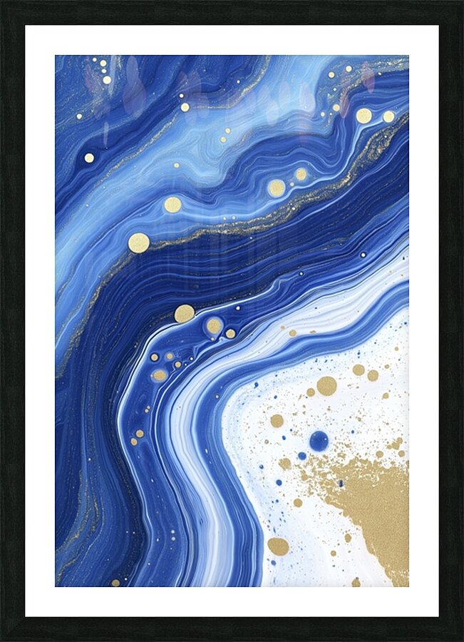 ORGANIC FLOW 23 Picture Frame print