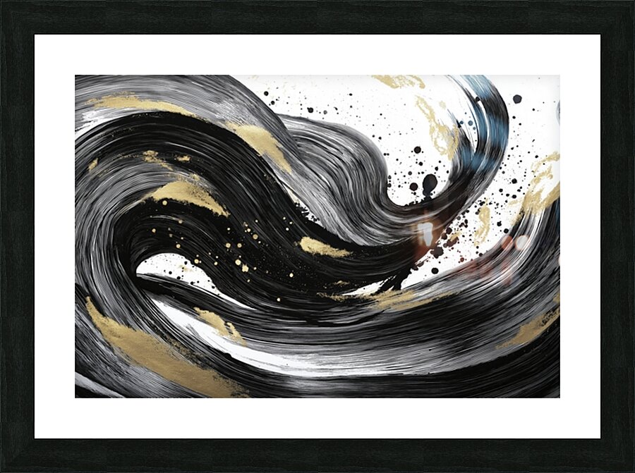 ORGANIC FLOW 25 Picture Frame print