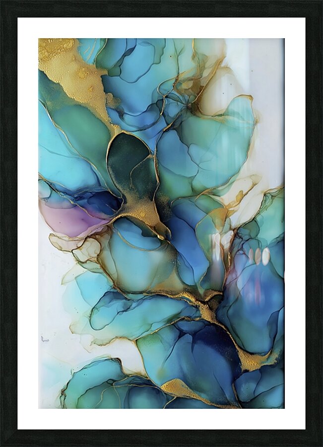 ORGANIC FLOW 27 Picture Frame print