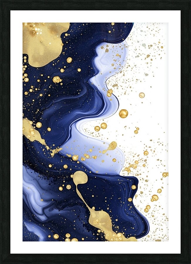 ORGANIC FLOW 28 Picture Frame print