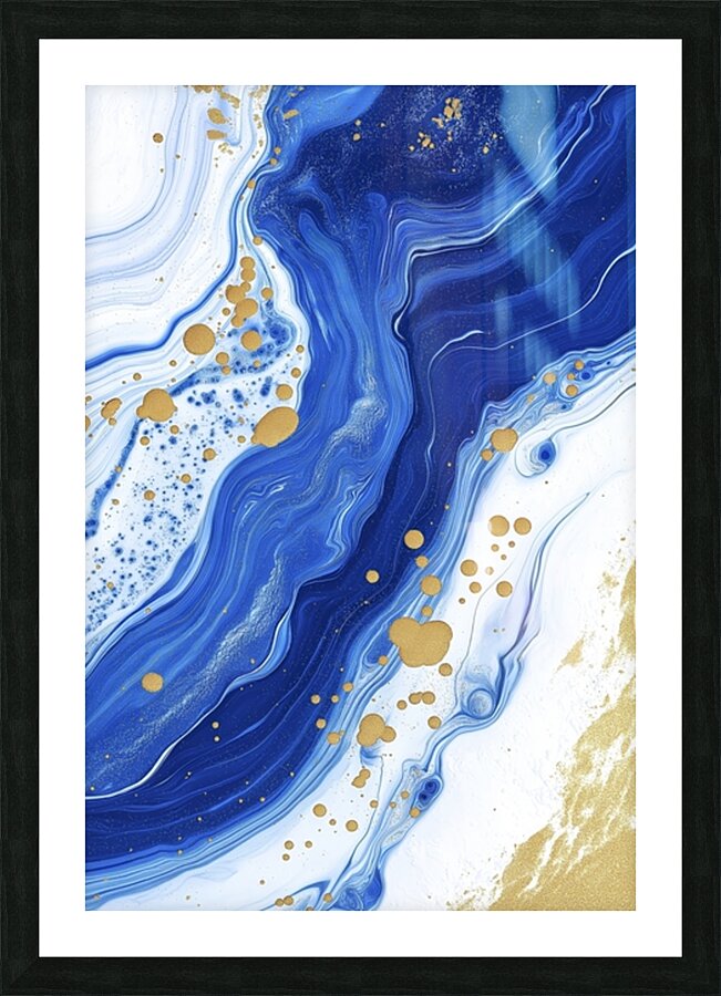 ORGANIC FLOW 32 Picture Frame print
