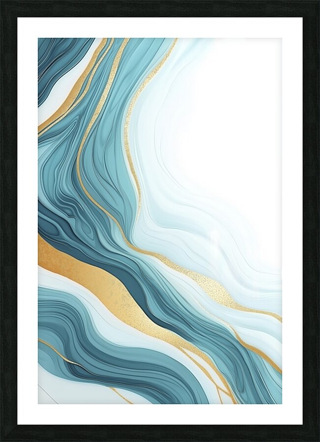ORGANIC FLOW 35 Picture Frame print