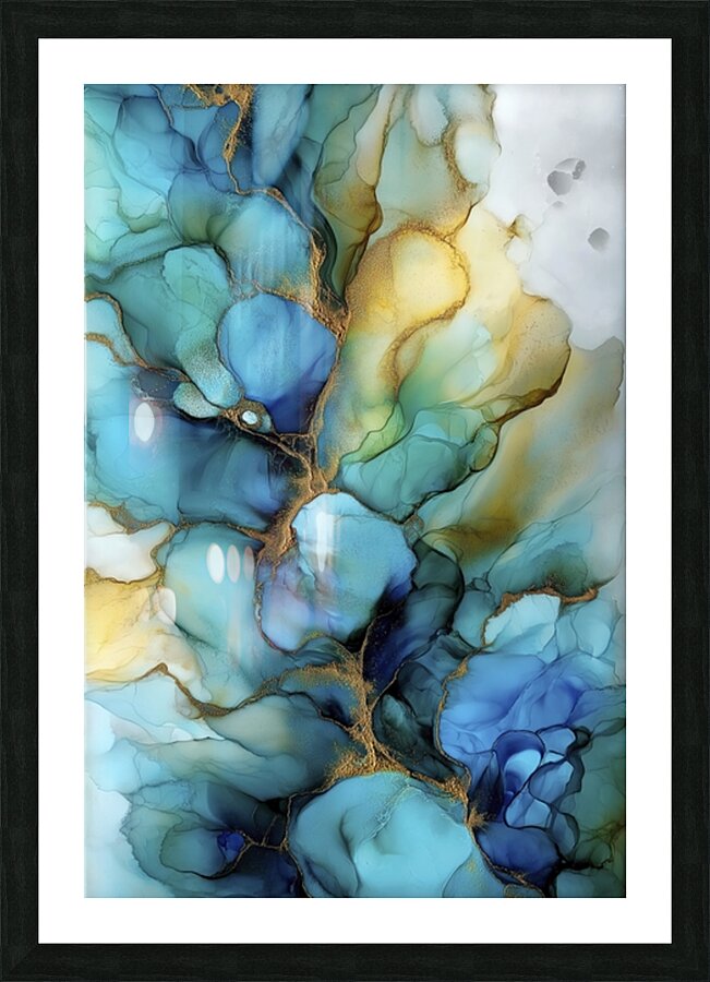 ORGANIC FLOW 36 Picture Frame print