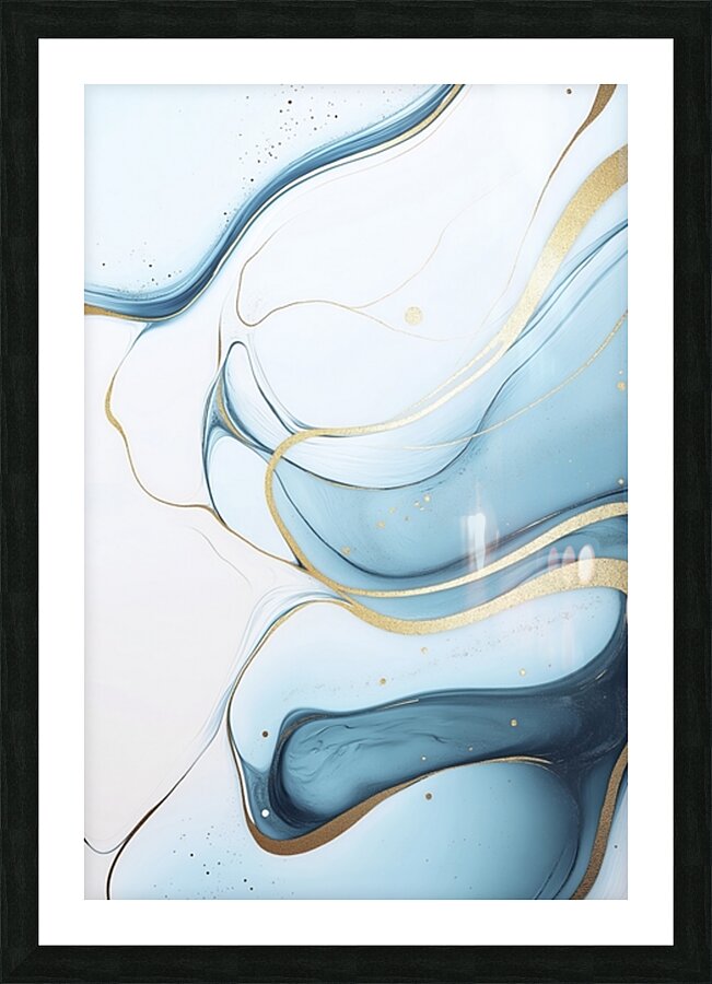 ORGANIC FLOW 37 Picture Frame print
