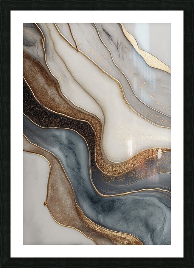 ORGANIC FLOW 38 Picture Frame print