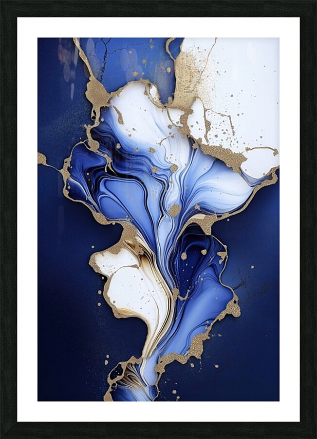 ORGANIC FLOW 41 Picture Frame print