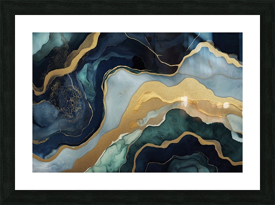 ORGANIC FLOW 43 Picture Frame print
