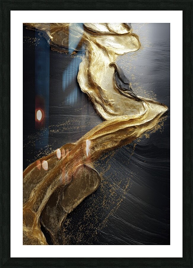 ORGANIC FLOW 45 Picture Frame print