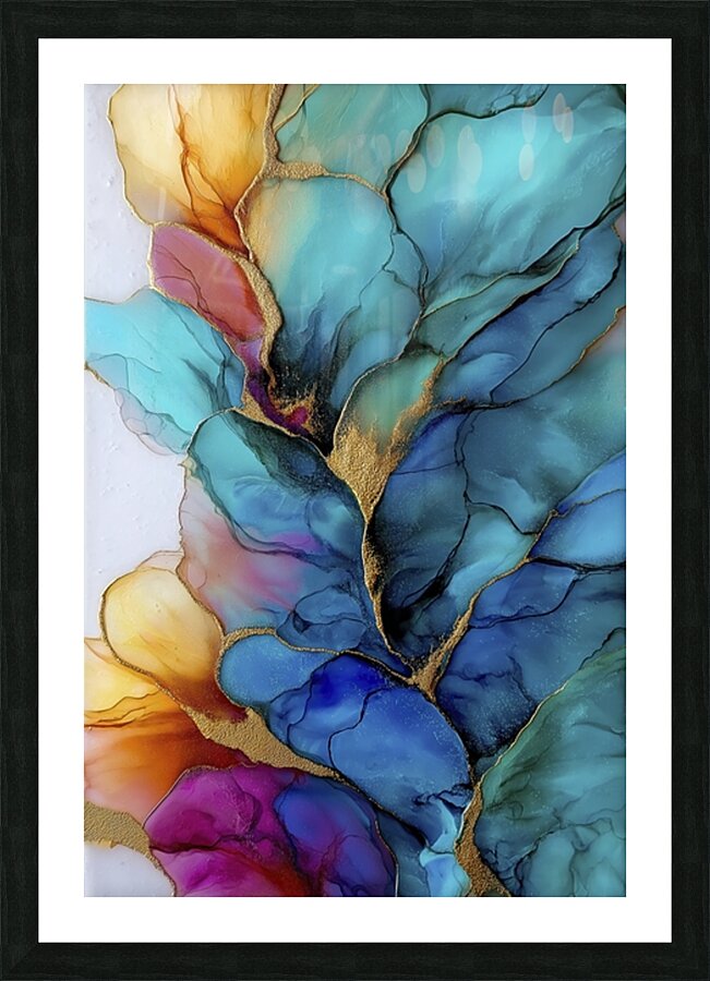 ORGANIC FLOW 47 Picture Frame print