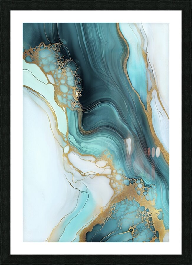 ORGANIC FLOW 50 Picture Frame print