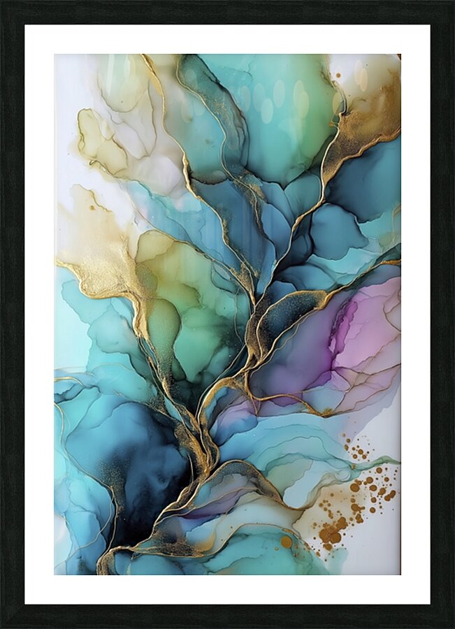 ORGANIC FLOW 52 Picture Frame print