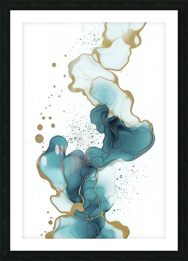 ORGANIC FLOW 53 Picture Frame print