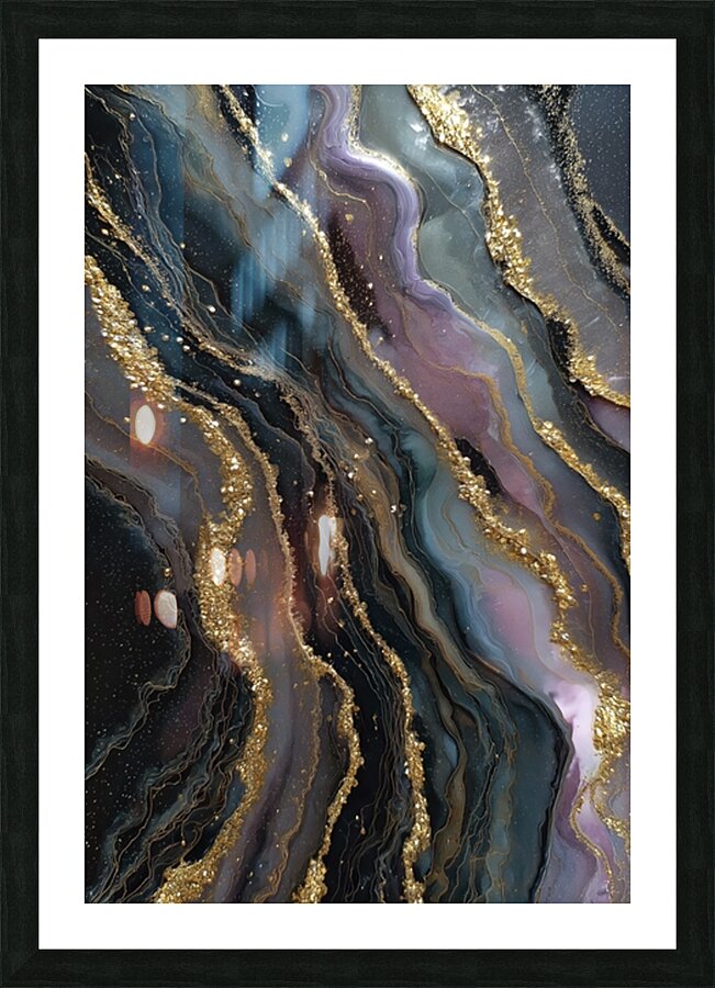 ORGANIC FLOW 55 Picture Frame print