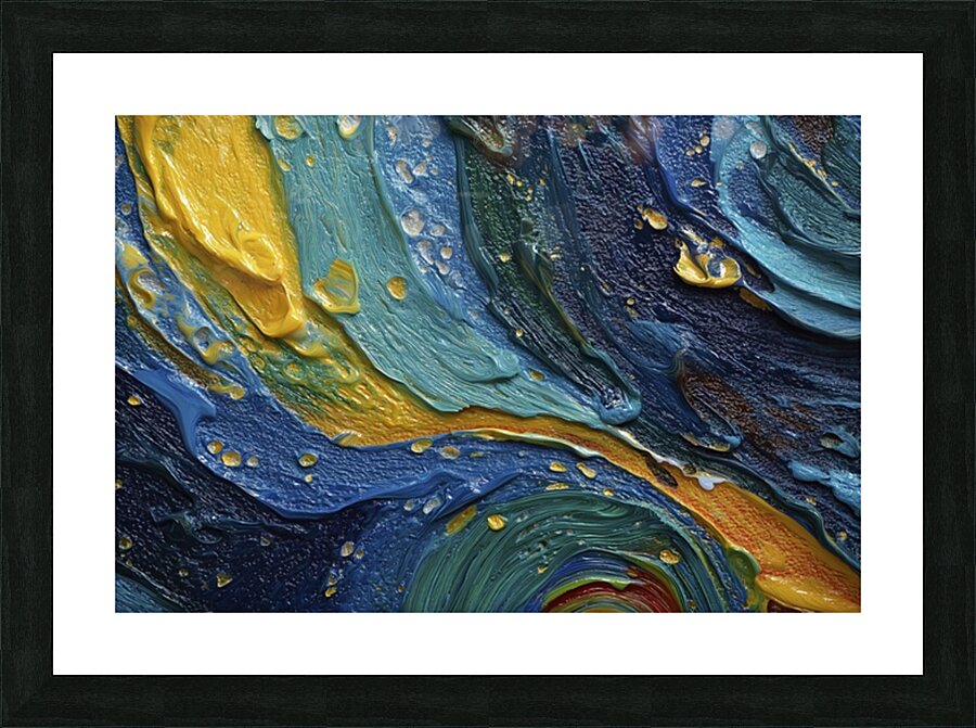 ORGANIC FLOW 63 Picture Frame print
