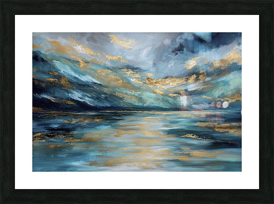 ORGANIC FLOW 64 Picture Frame print