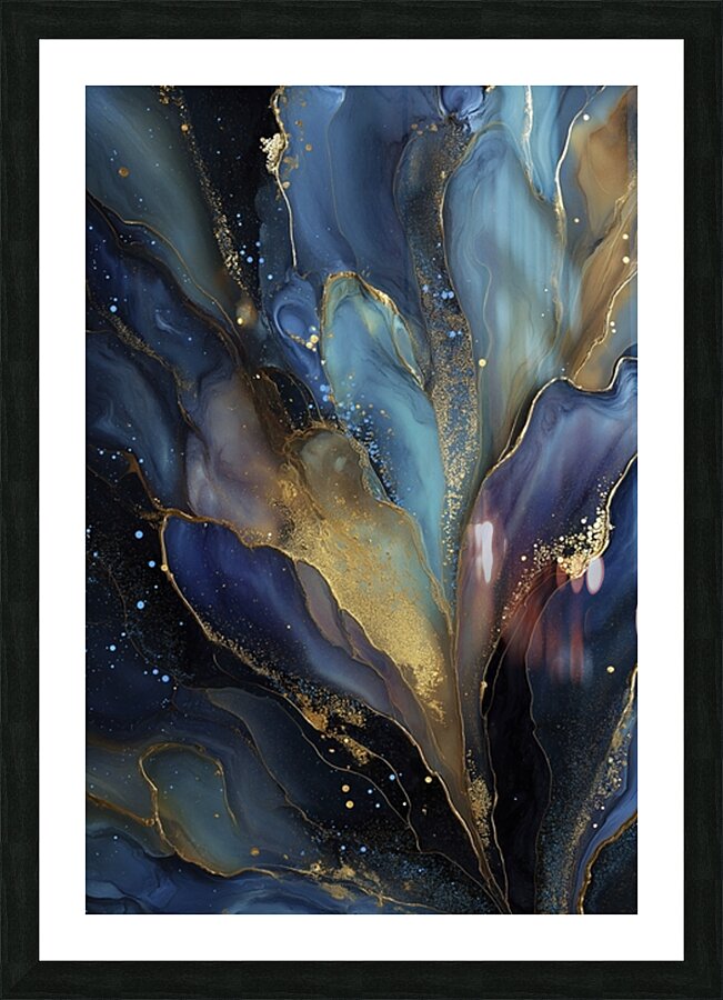 ORGANIC FLOW 67 Picture Frame print
