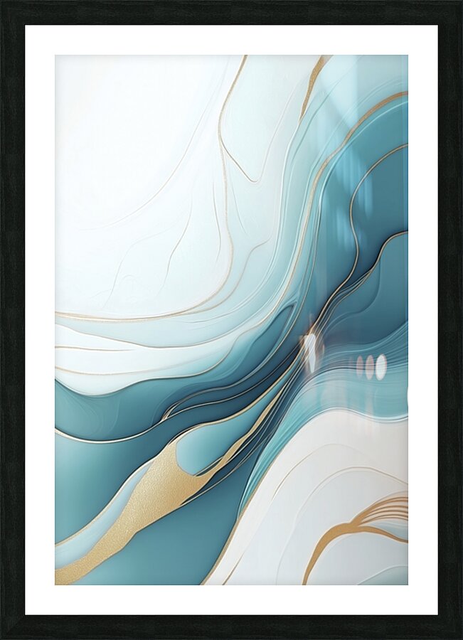 ORGANIC FLOW 71 Picture Frame print