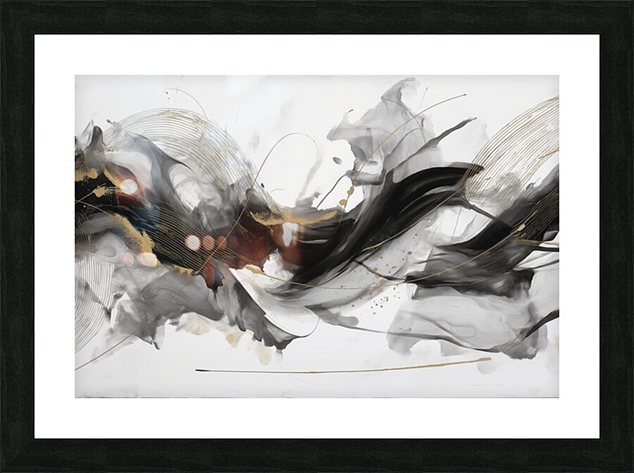 ORGANIC FLOW 75 Picture Frame print