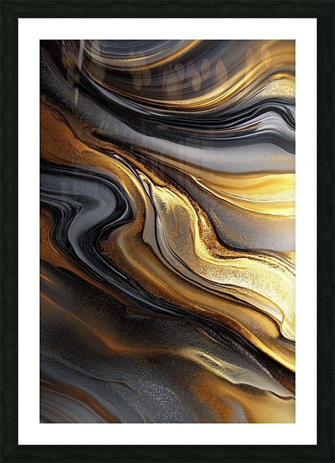 ORGANIC FLOW 3 Picture Frame print