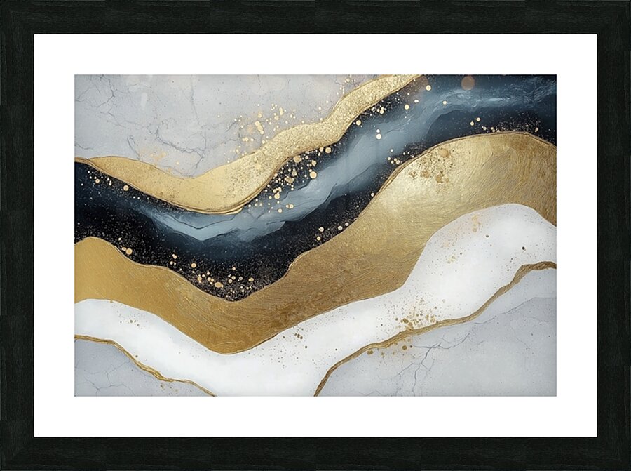 ORGANIC FLOW 5 Picture Frame print