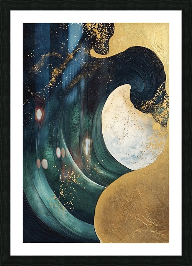 ORGANIC FLOW 6 Picture Frame print