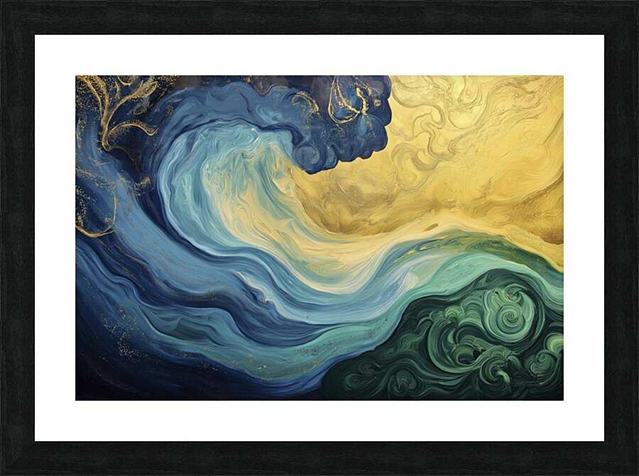 ORGANIC FLOW 7 Picture Frame print