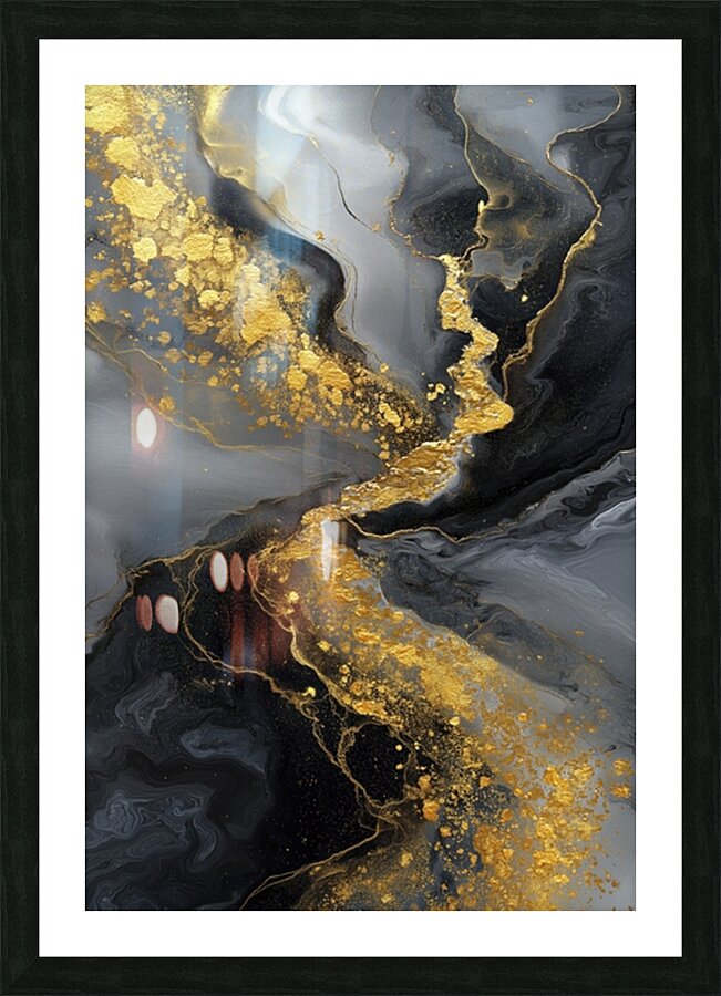 ORGANIC FLOW 8 Picture Frame print