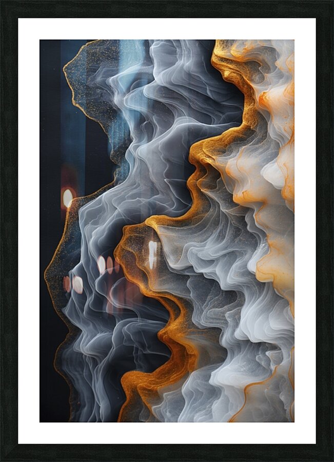ORGANIC FLOW 14 Picture Frame print