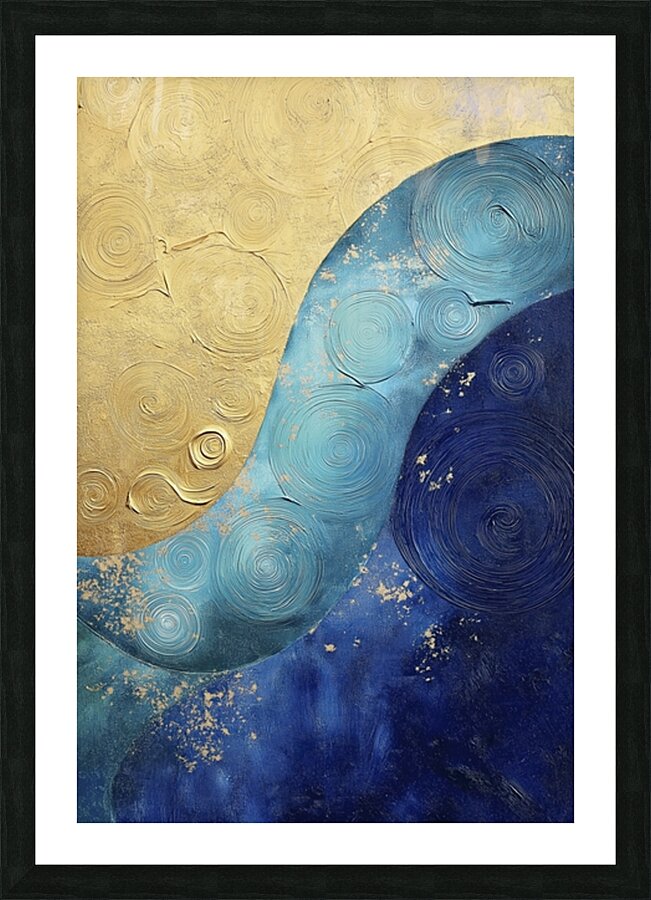 ORGANIC FLOW 17 Picture Frame print