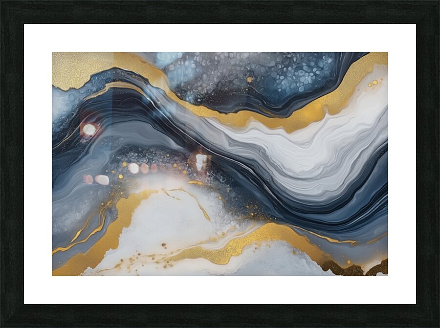 ORGANIC FLOW 18 Picture Frame print