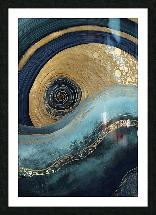 ORGANIC FLOW 19 Picture Frame print