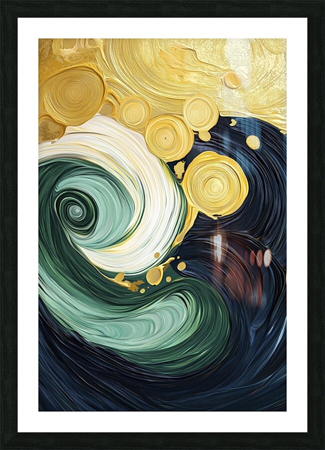 ORGANIC FLOW 23 Picture Frame print