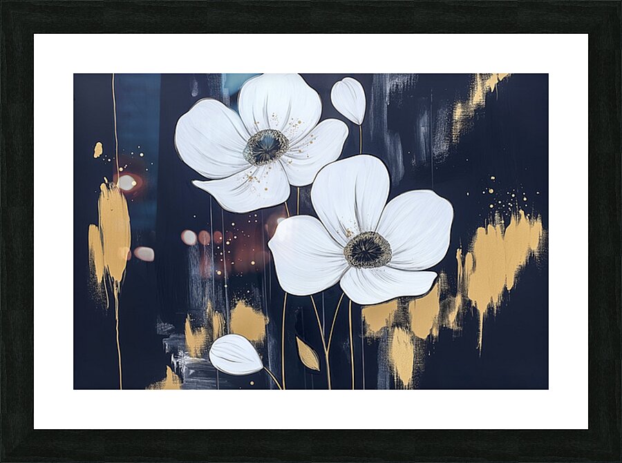 FLORAL 1 Picture Frame print