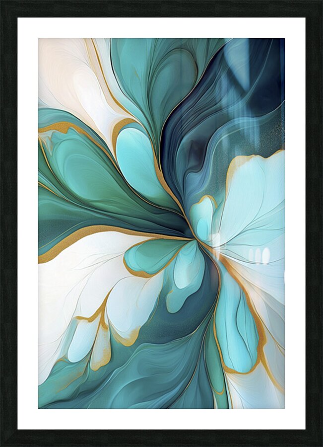 FLORAL 7 Picture Frame print