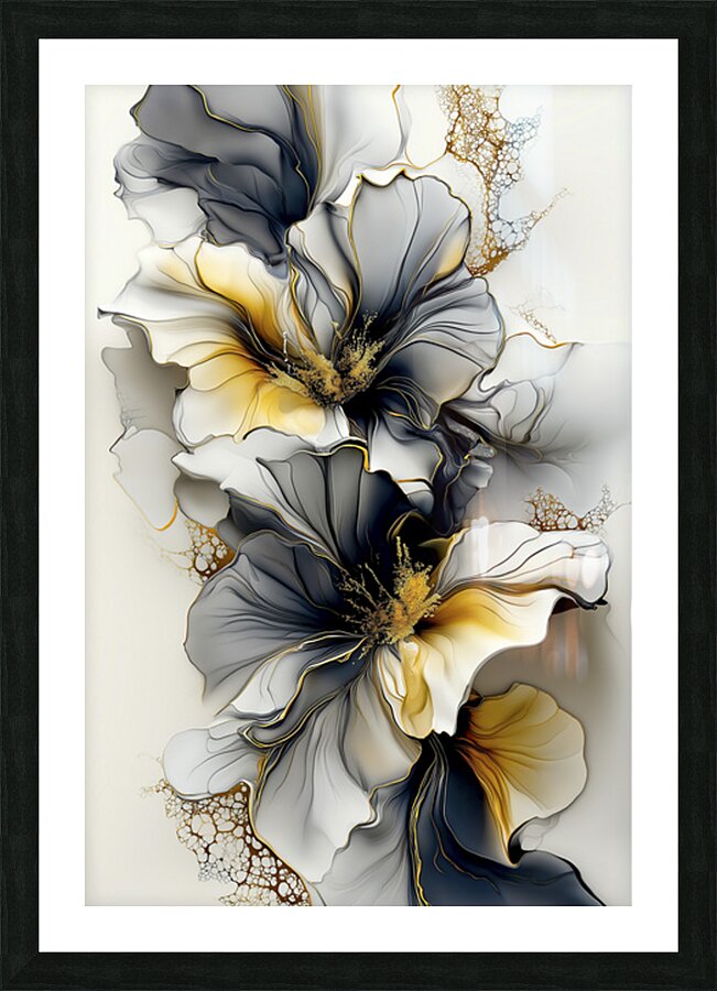 FLORAL 12 Picture Frame print