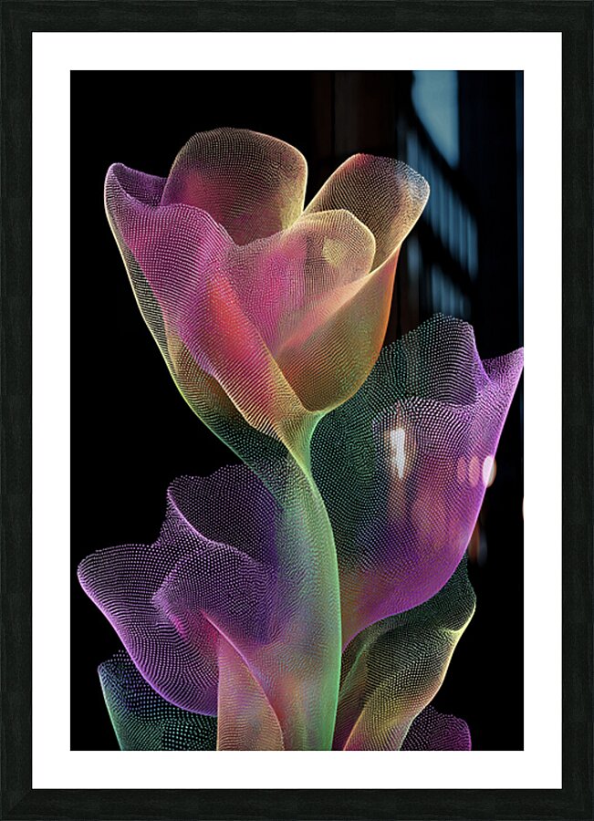 FLORAL 14 Picture Frame print