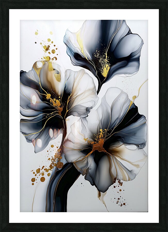 FLORAL 15 Picture Frame print