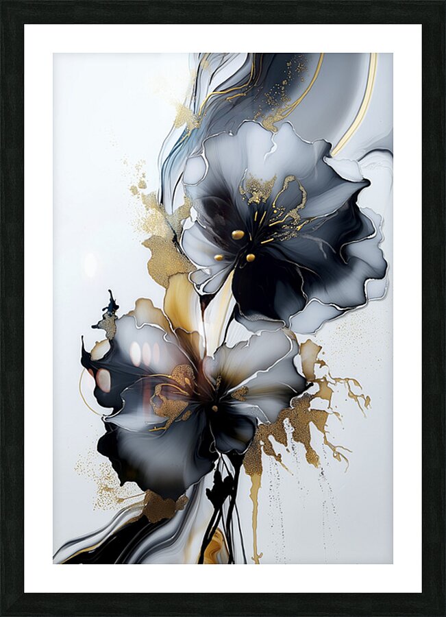 FLORAL 16 Picture Frame print