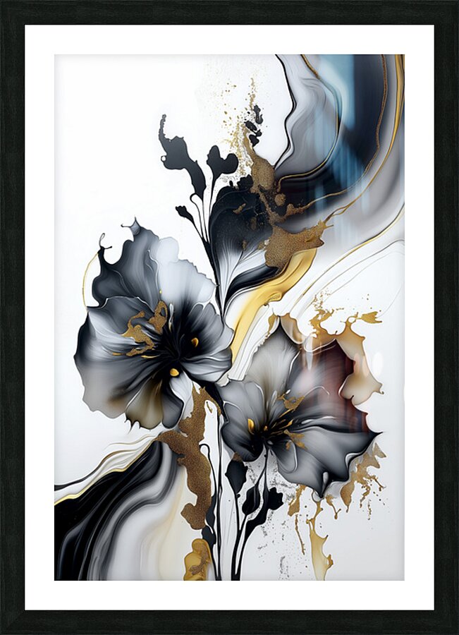 FLORAL 21 Picture Frame print