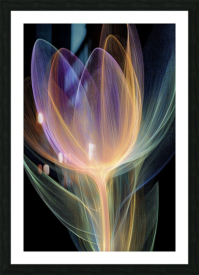 FLORAL 33 Picture Frame print