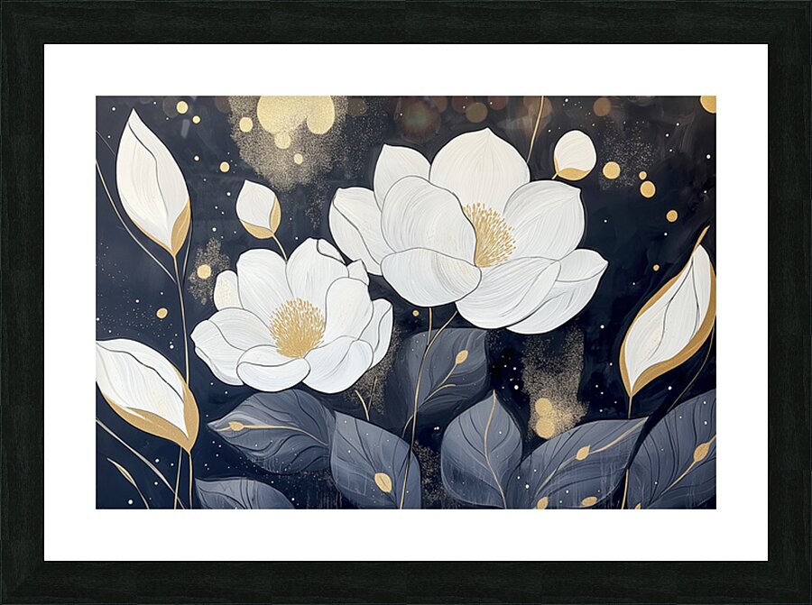 FLORAL 34 Picture Frame print