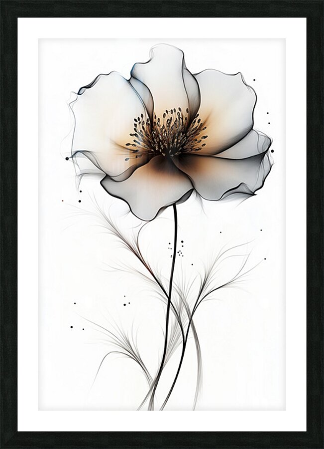 FLORAL 38 Picture Frame print