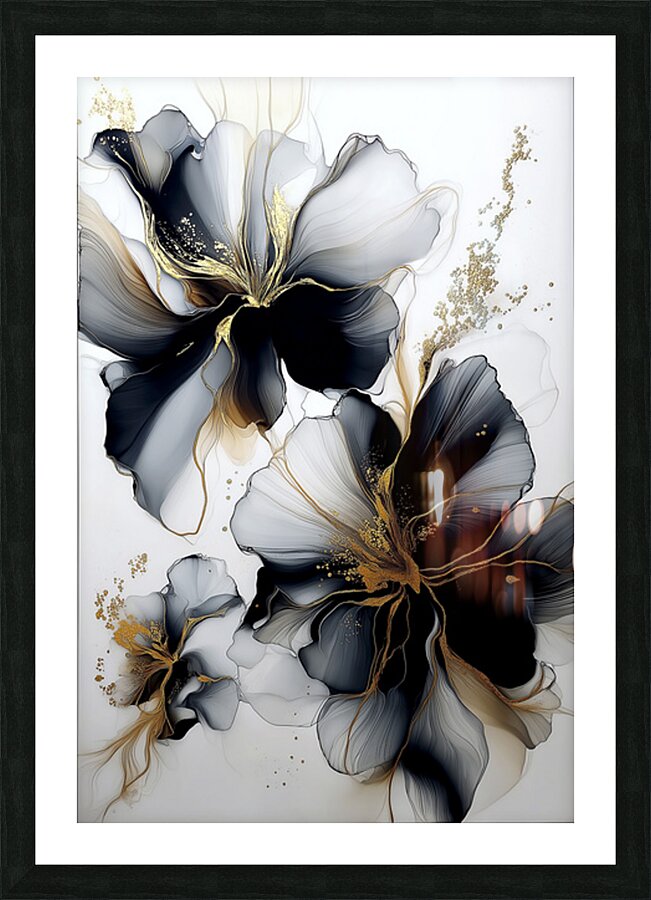 FLORAL 39 Picture Frame print