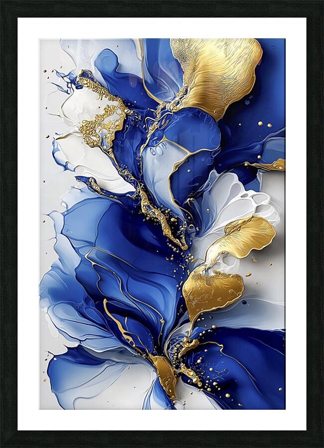 FLORAL 41 Picture Frame print
