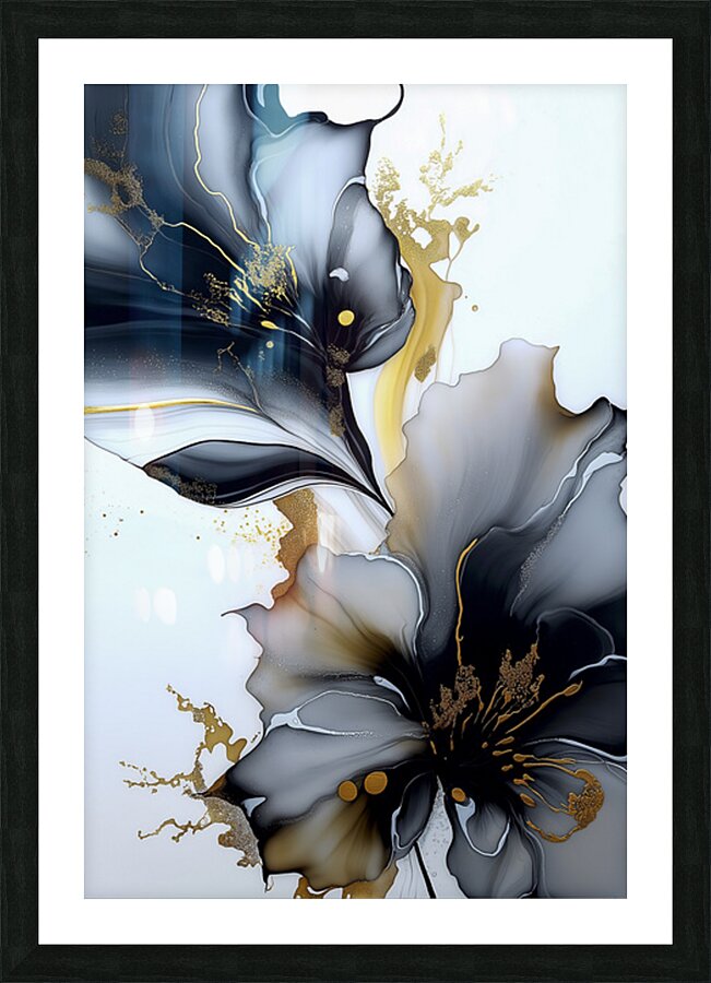 FLORAL 44 Picture Frame print