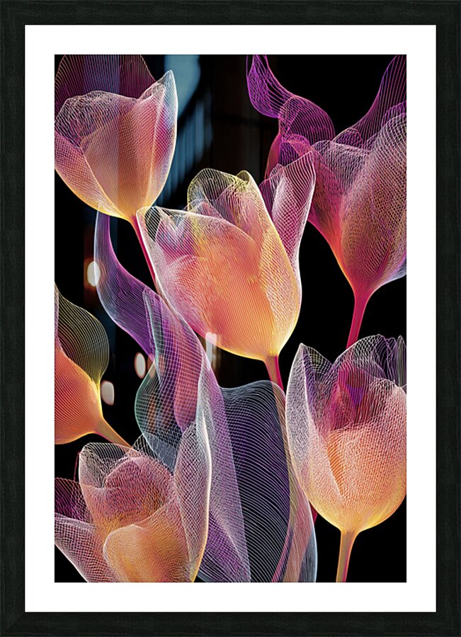 FLORAL 45 Picture Frame print