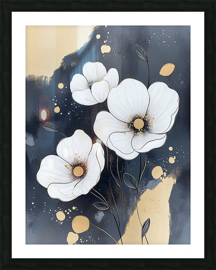 FLORAL 47 Picture Frame print